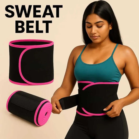 Adjustable Waist Trimmer Belt for Workout, Sweat & Back Support